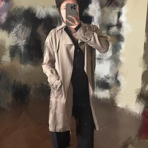 BABATON BEIGE TRENCH in XS